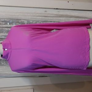 Women's Psycho Bunny sz Medium fuchsia pink long sleeve pullover